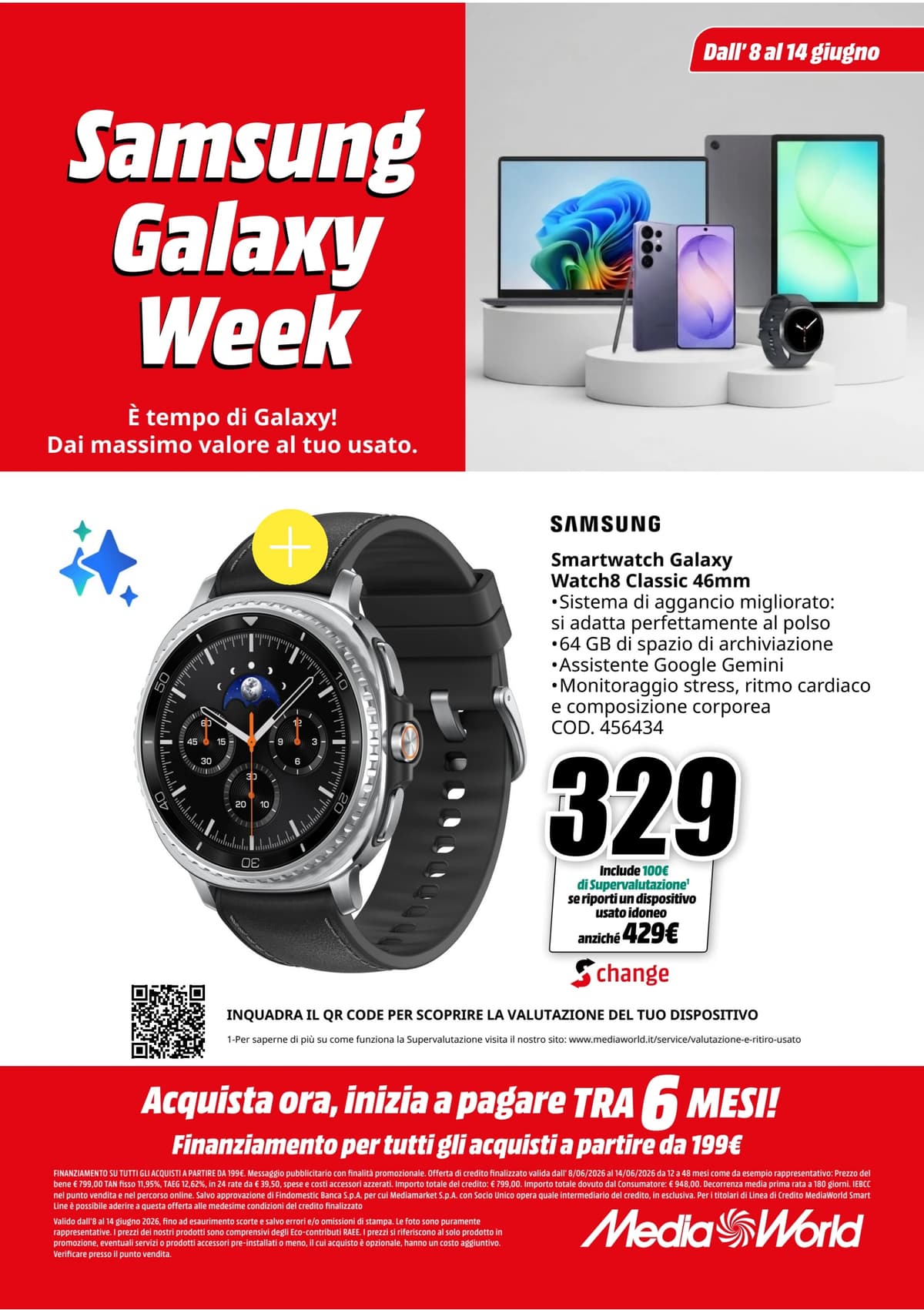 Pagina 9. del volantino MediaWorld - Samsung Galaxy Week dal 13/06/2026