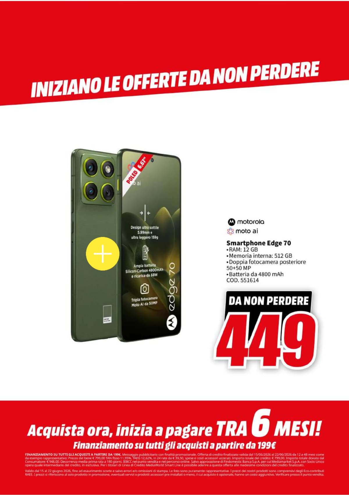 Pagina 3. del volantino MediaWorld - Red Price dal 15/06/2026