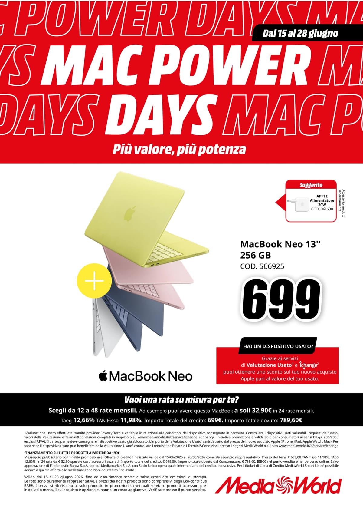 Pagina 2. del volantino MediaWorld - Mac Power Days