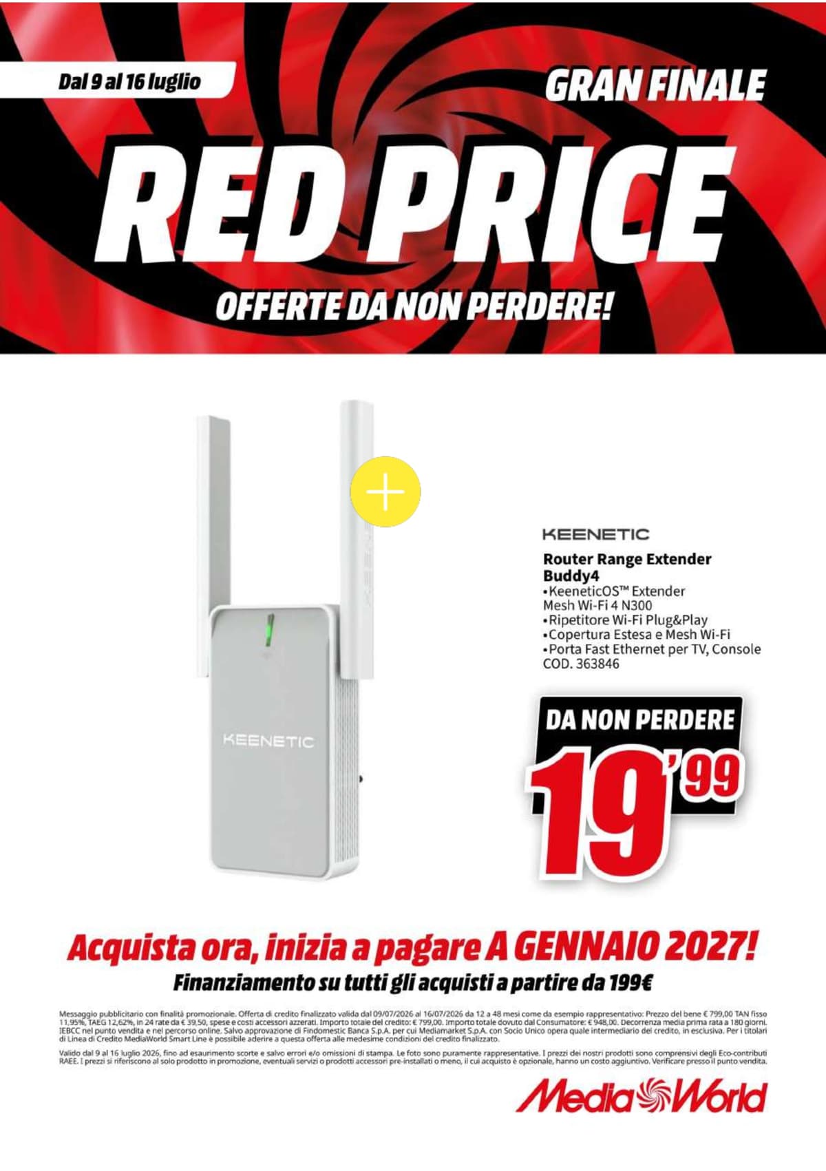 Pagina 18. del volantino MediaWorld - Red Price Gran Finale dal 14/07/2026