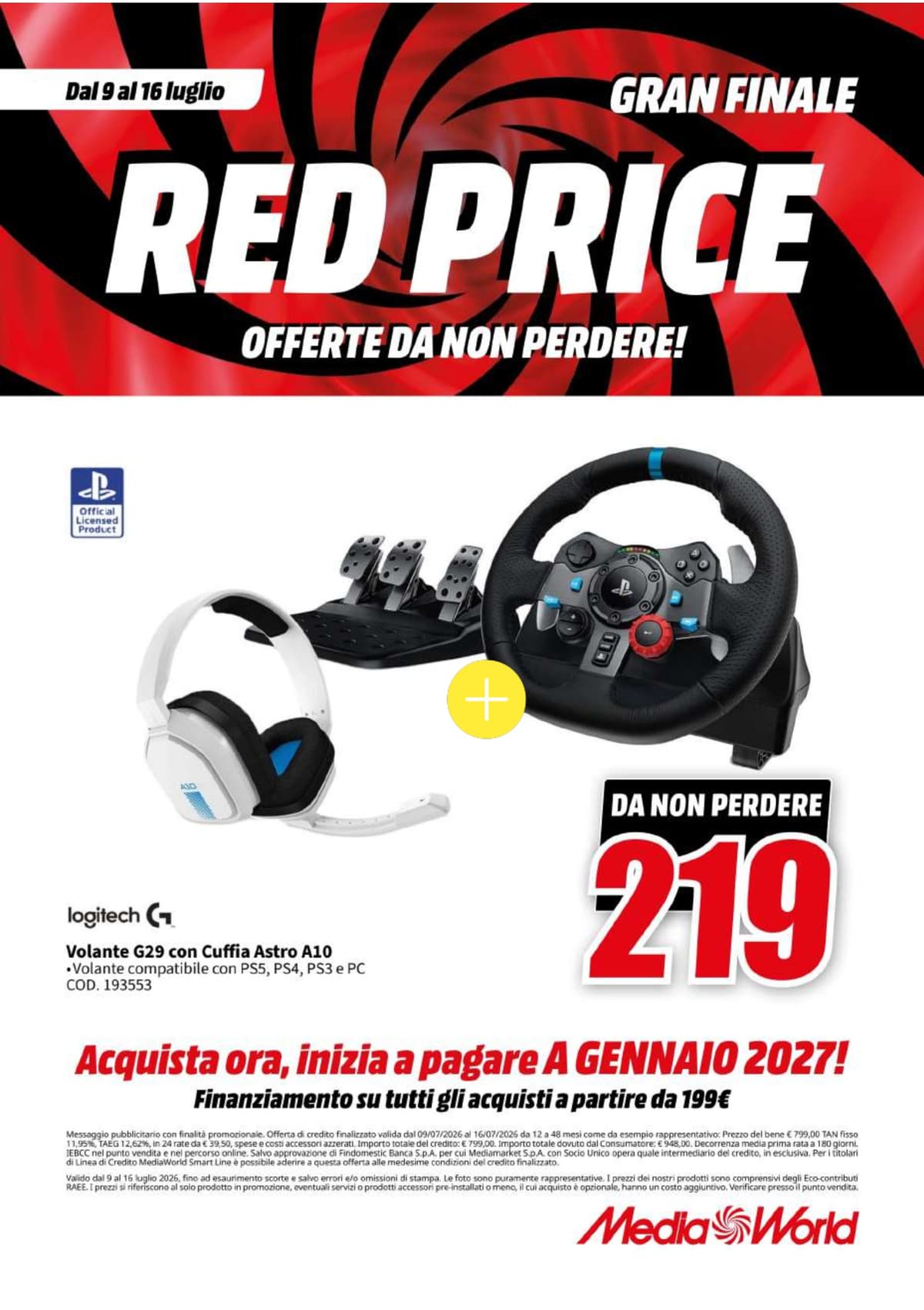 Pagina 20. del volantino MediaWorld - Red Price Gran Finale dal 14/07/2026