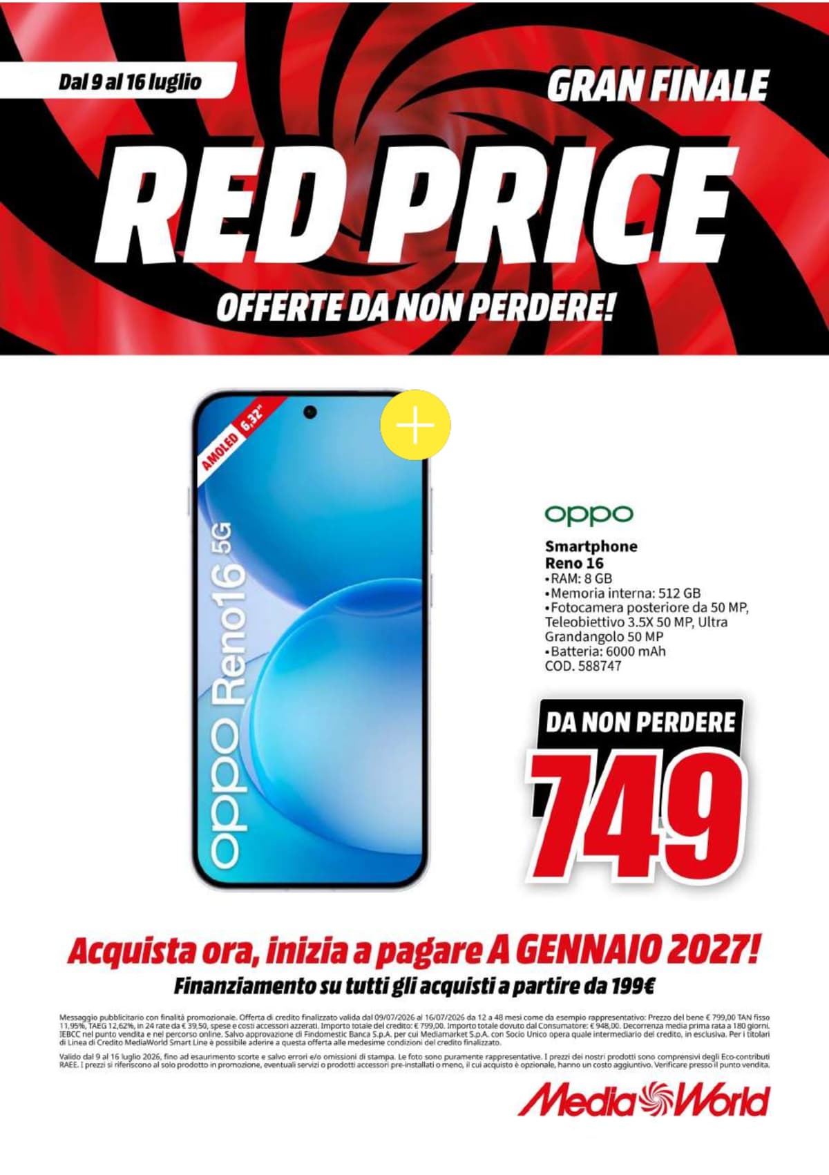 Pagina 28. del volantino MediaWorld - Red Price Gran Finale dal 14/07/2026