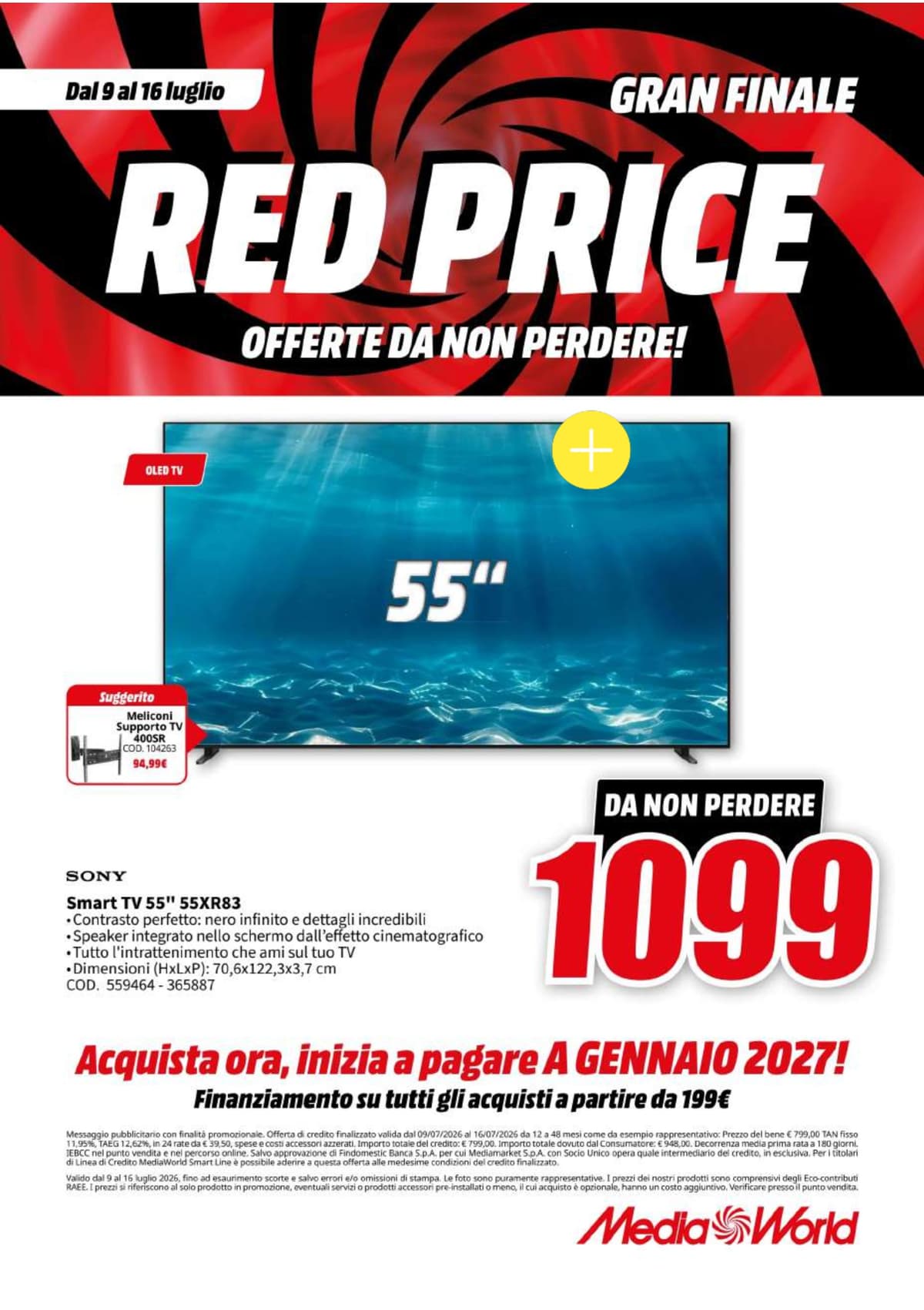 Pagina 3. del volantino MediaWorld - Red Price Gran Finale dal 14/07/2026
