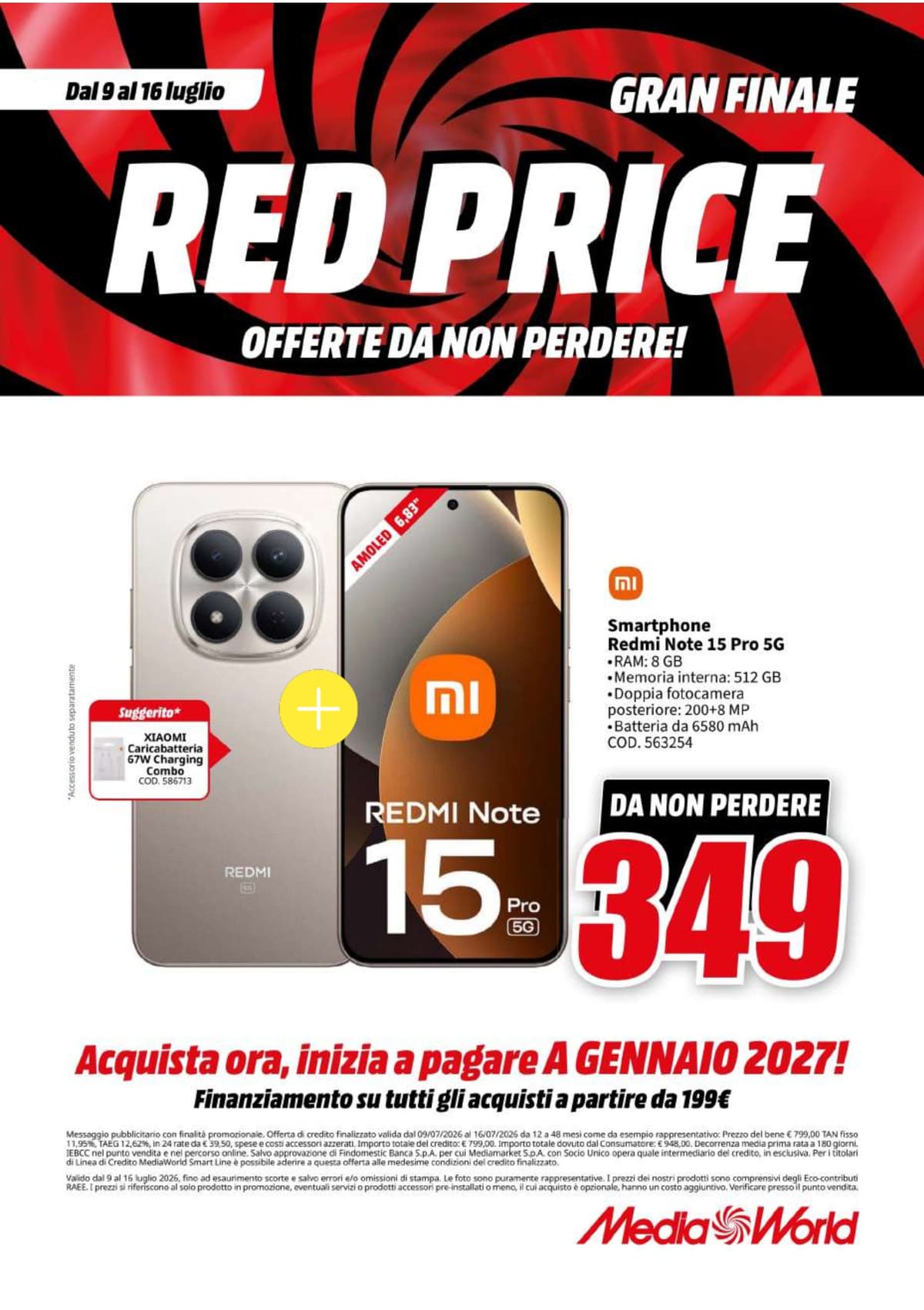 Pagina 31. del volantino MediaWorld - Red Price Gran Finale dal 14/07/2026