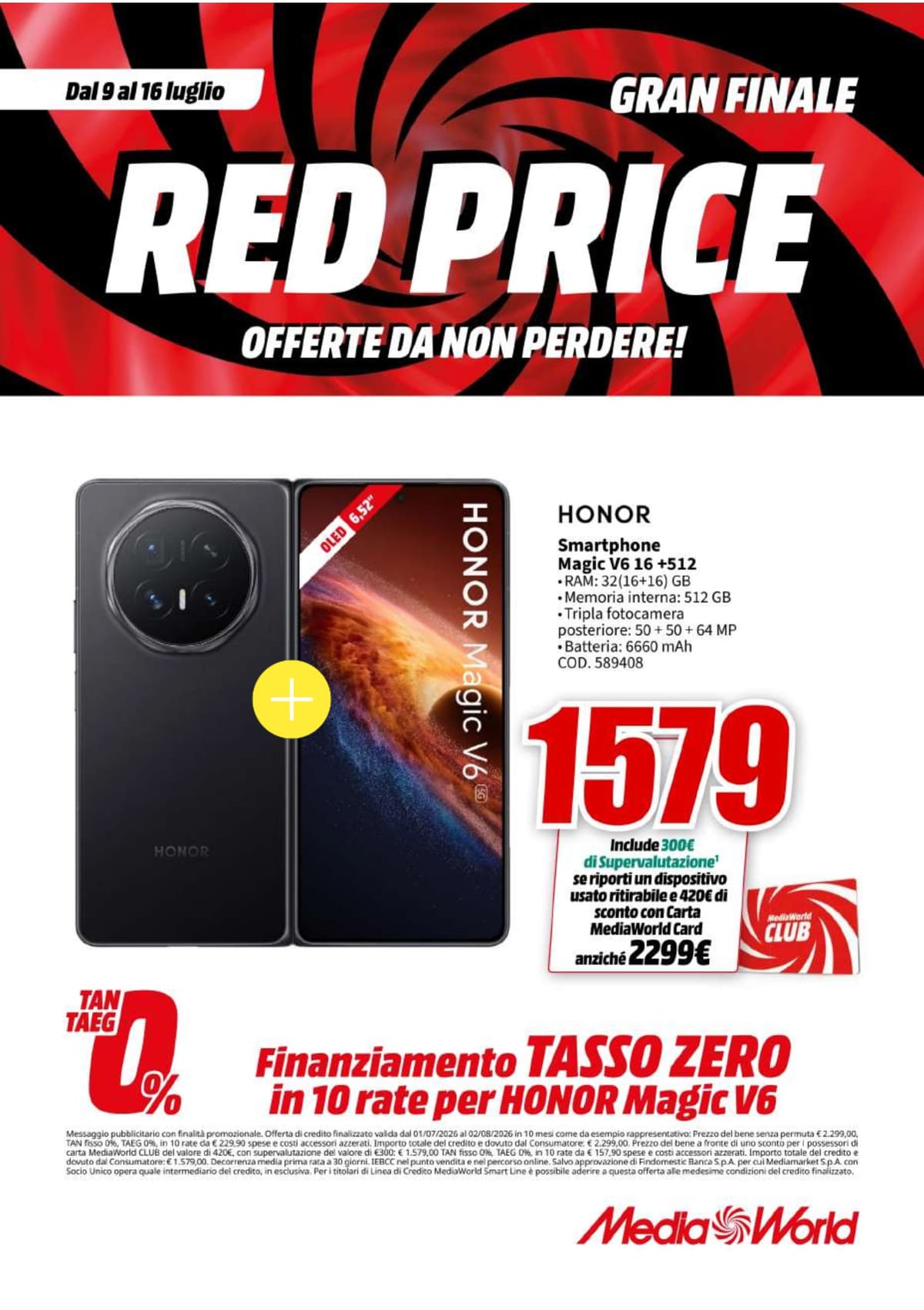 Pagina 32. del volantino MediaWorld - Red Price Gran Finale dal 14/07/2026