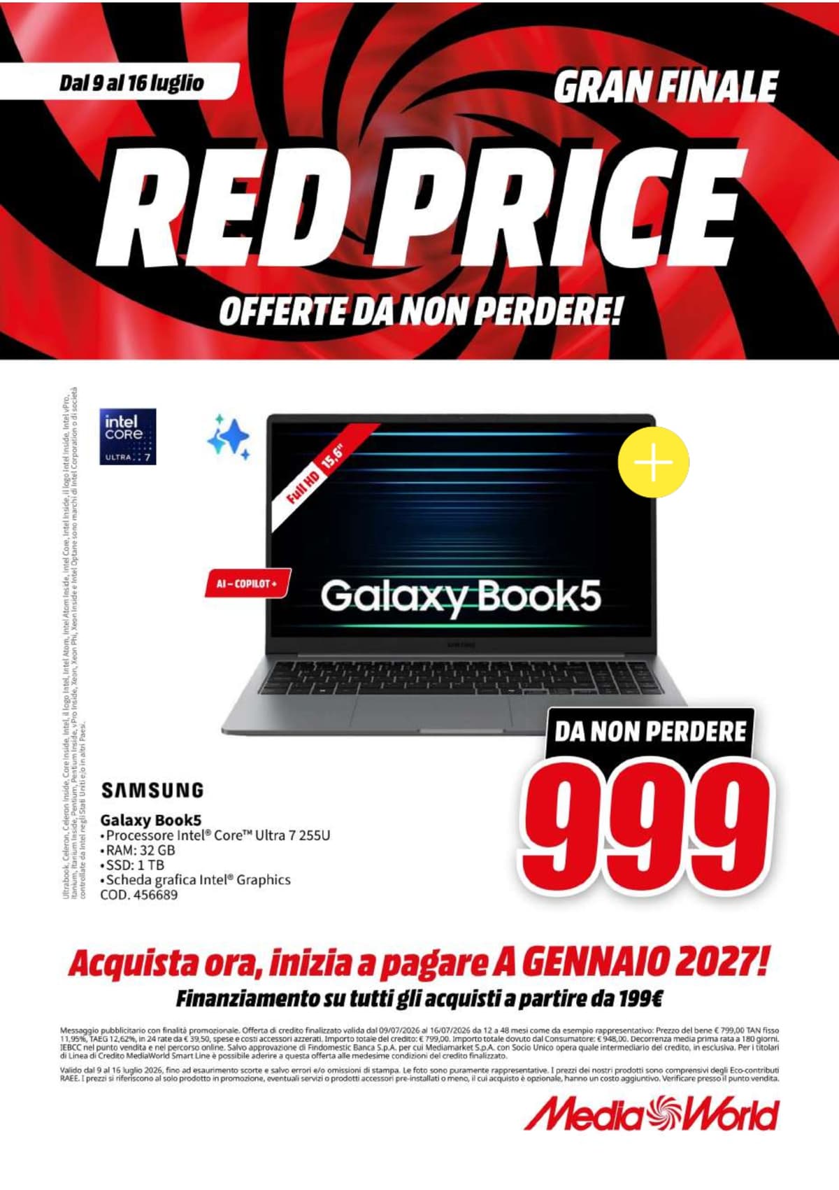 Pagina 39. del volantino MediaWorld - Red Price Gran Finale dal 14/07/2026