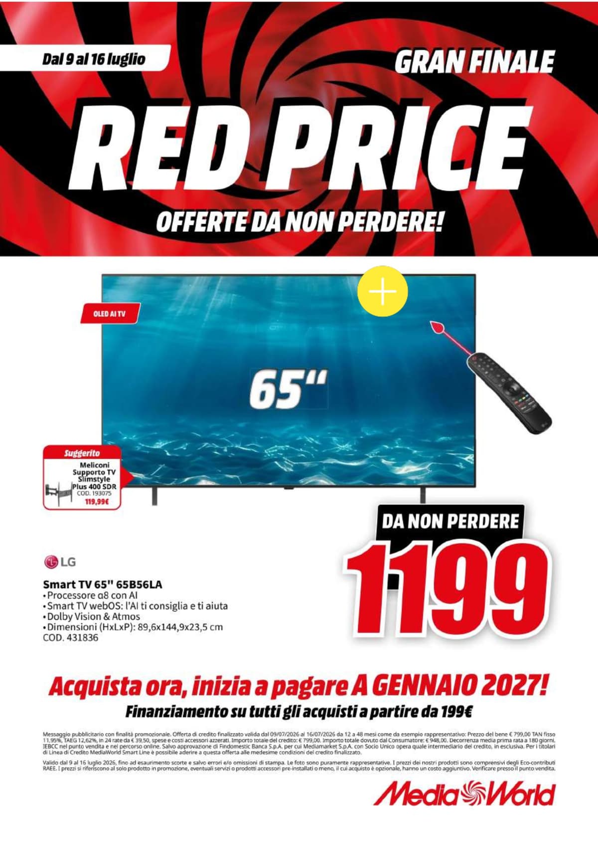Pagina 4. del volantino MediaWorld - Red Price Gran Finale dal 14/07/2026