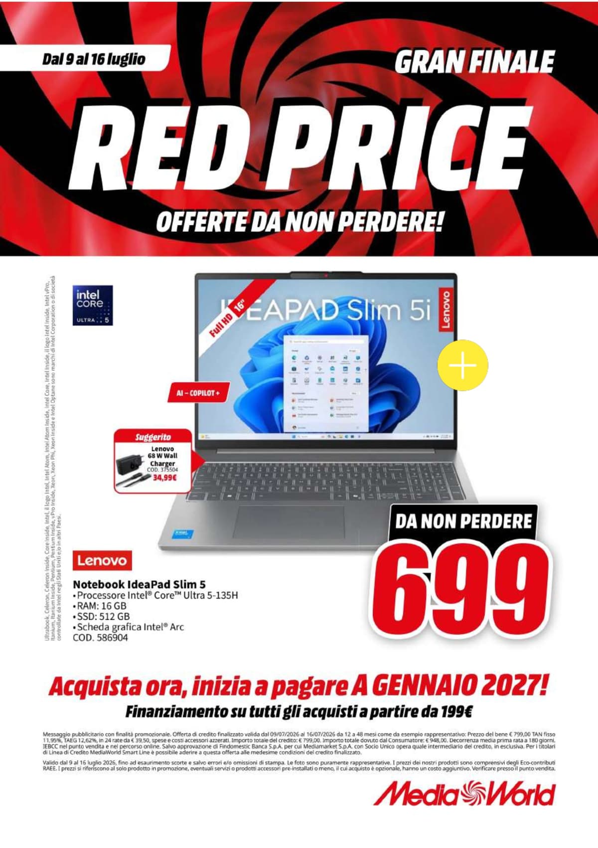 Pagina 40. del volantino MediaWorld - Red Price Gran Finale dal 14/07/2026