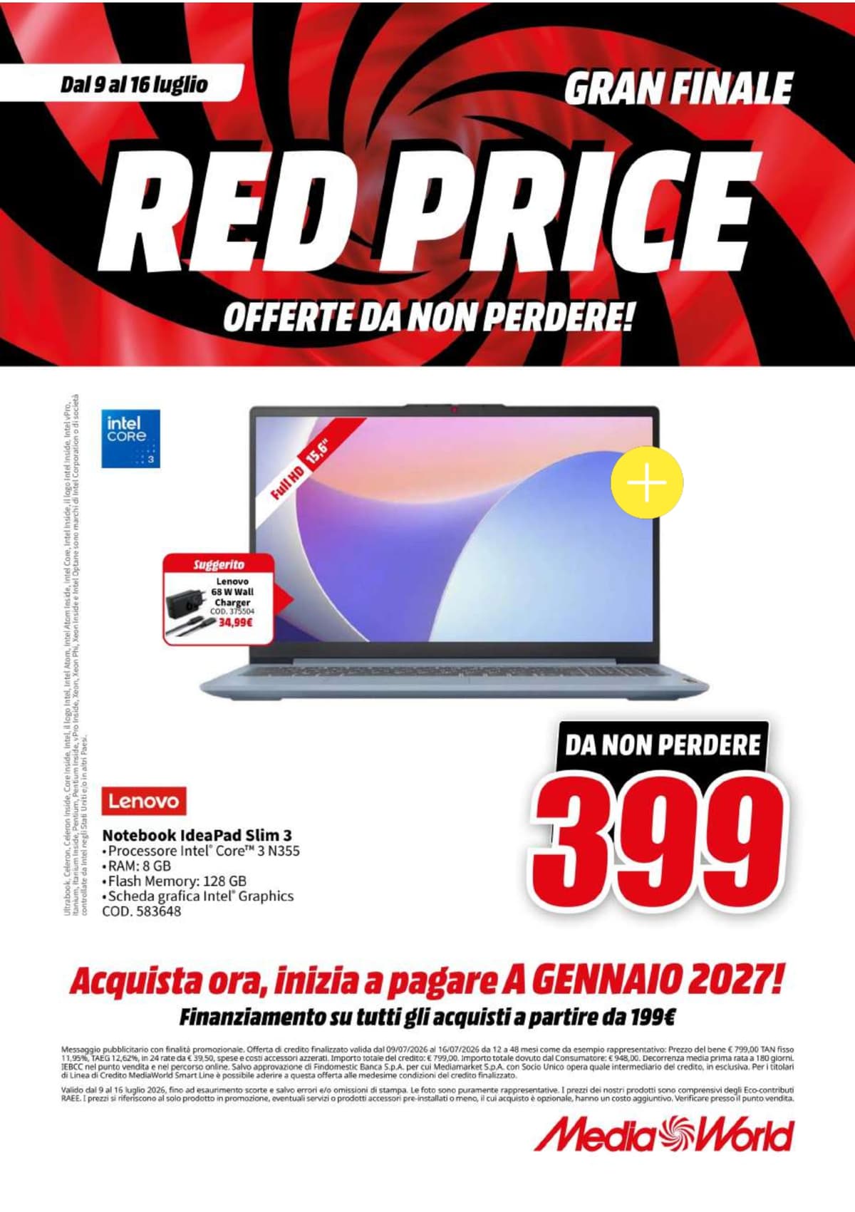 Pagina 41. del volantino MediaWorld - Red Price Gran Finale dal 14/07/2026
