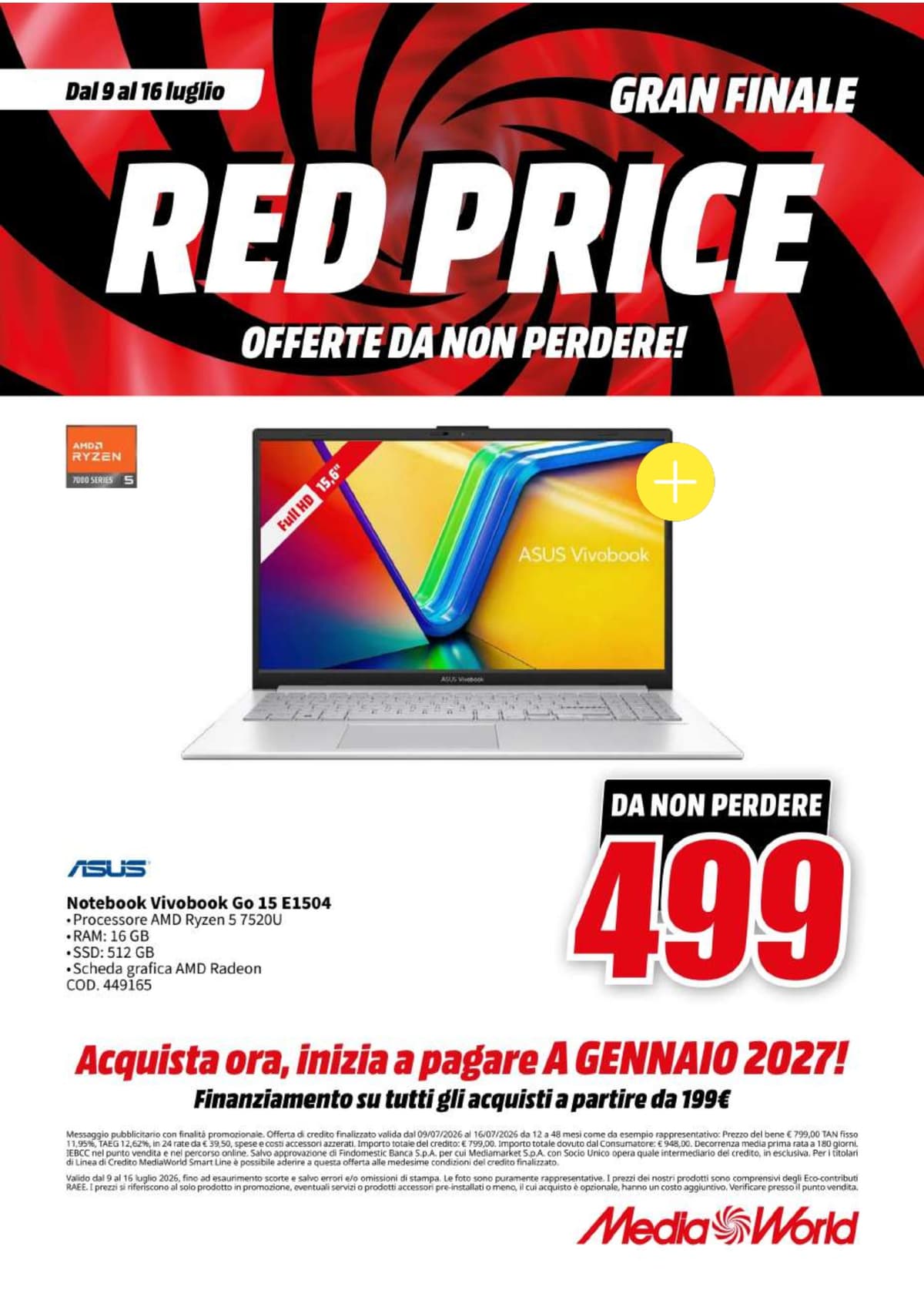 Pagina 42. del volantino MediaWorld - Red Price Gran Finale dal 14/07/2026