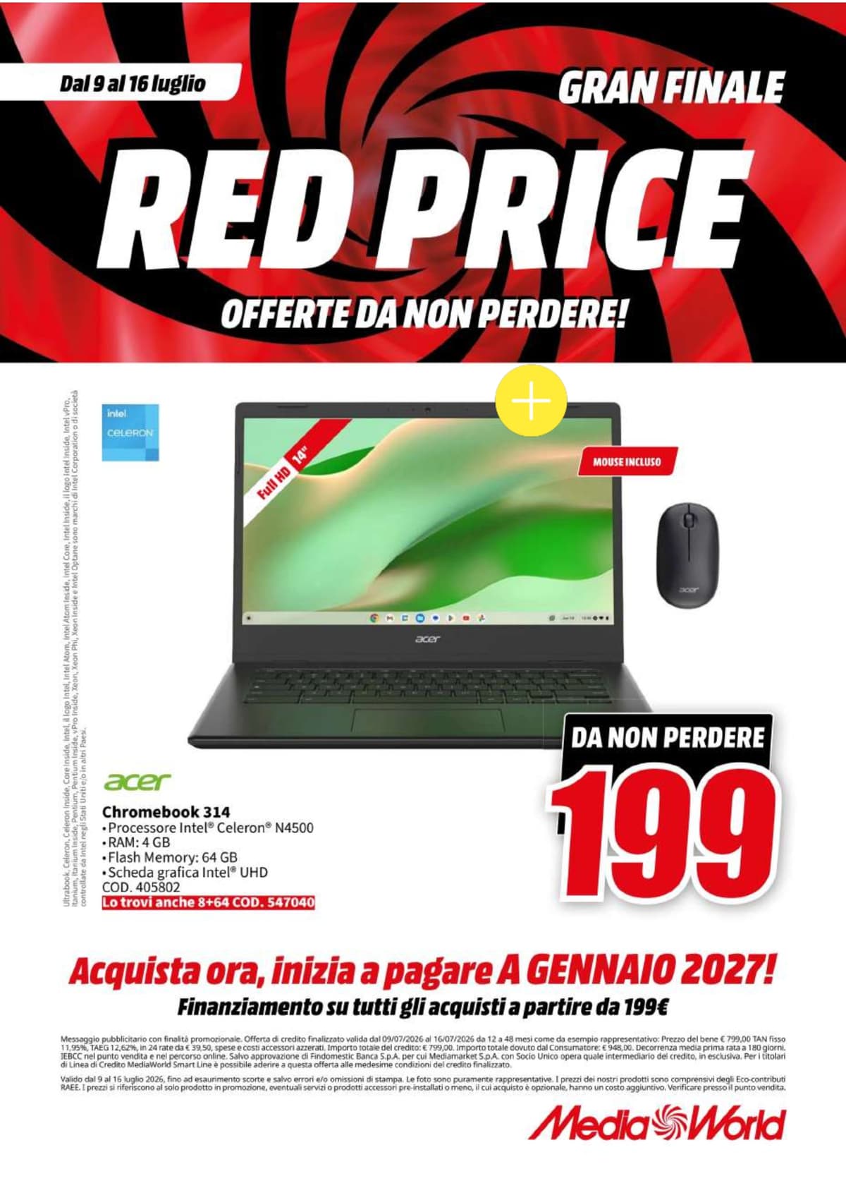 Pagina 43. del volantino MediaWorld - Red Price Gran Finale dal 14/07/2026