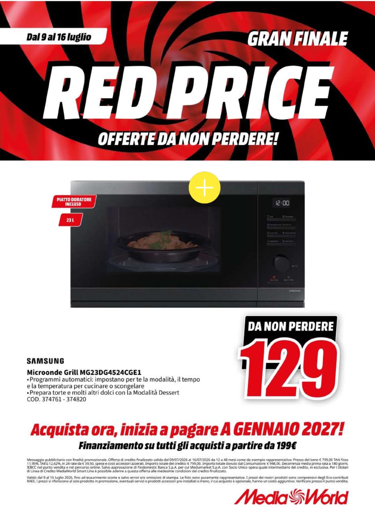 Pagina 46. del volantino MediaWorld - Red Price Gran Finale dal 14/07/2026