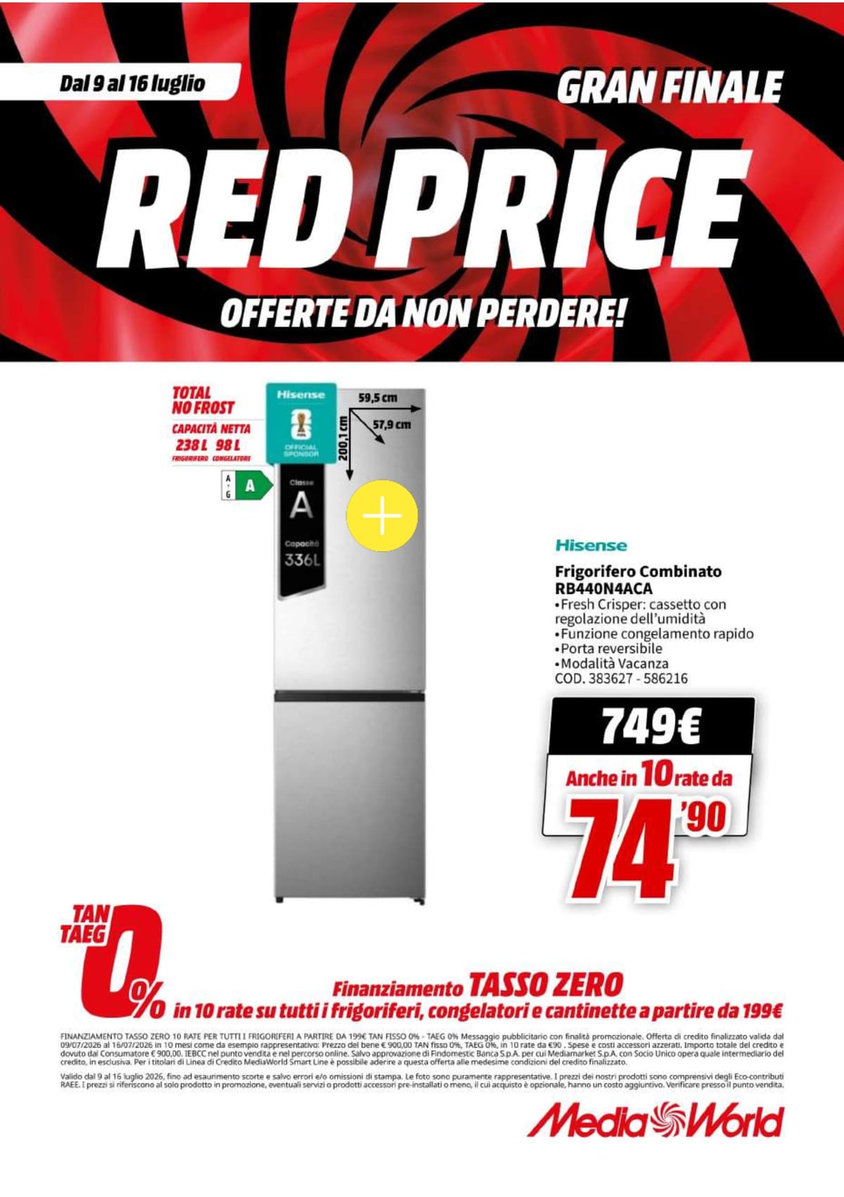 Pagina 60. del volantino MediaWorld - Red Price Gran Finale dal 14/07/2026