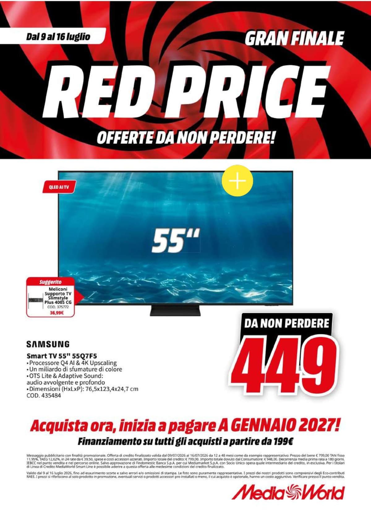 Pagina 9. del volantino MediaWorld - Red Price Gran Finale dal 14/07/2026