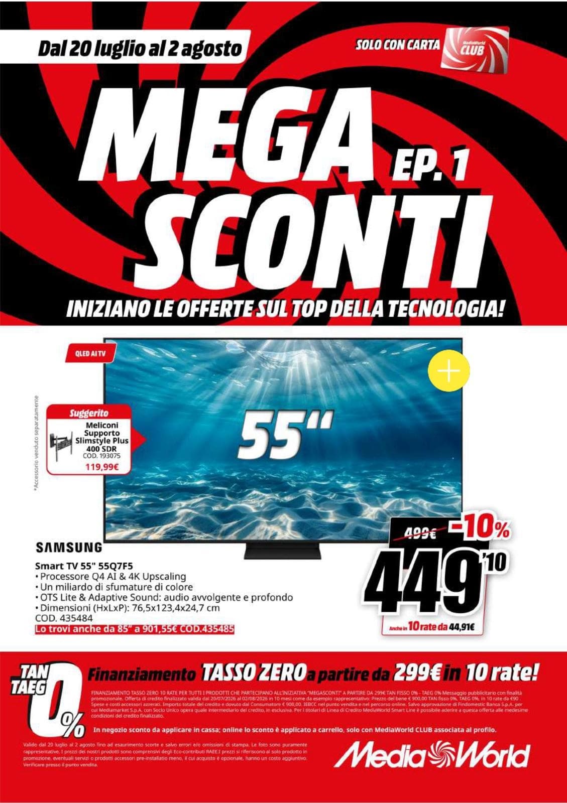 Pagina 5. del volantino MediaWorld - Mega Sconti dal 28/07/2026