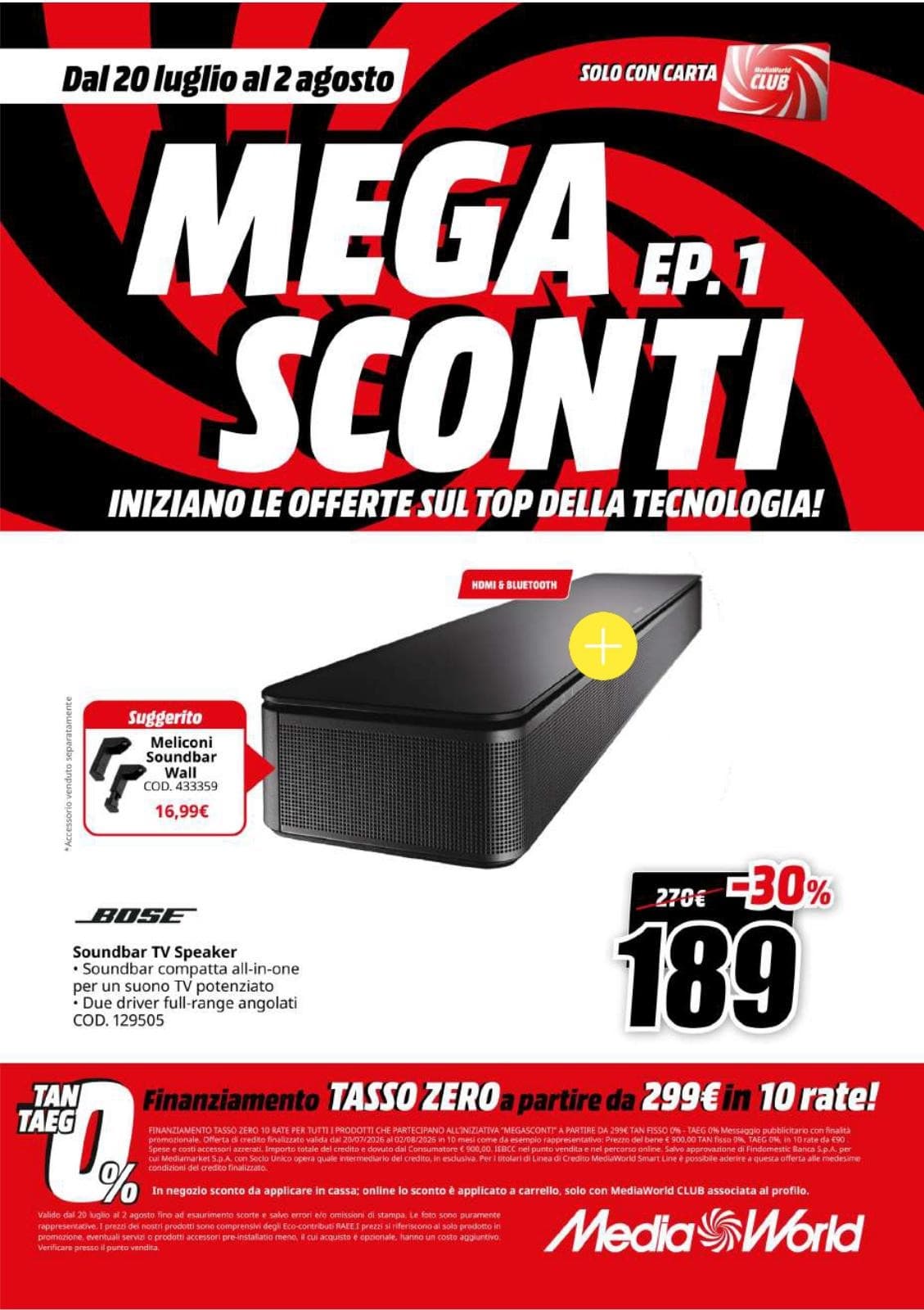 Pagina 10. del volantino MediaWorld - Mega Sconti dal 28/07/2026