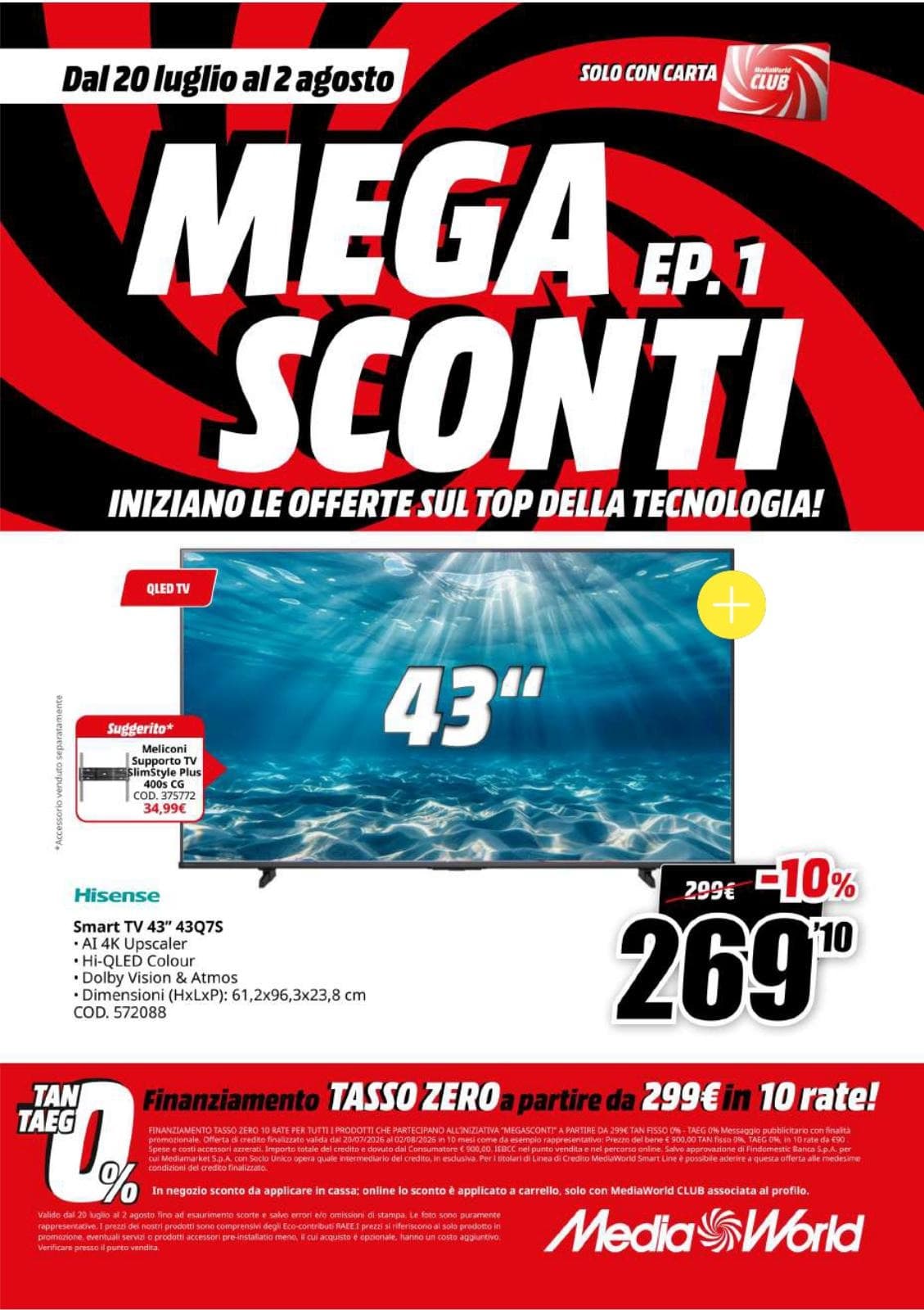 Pagina 8. del volantino MediaWorld - Mega Sconti dal 28/07/2026