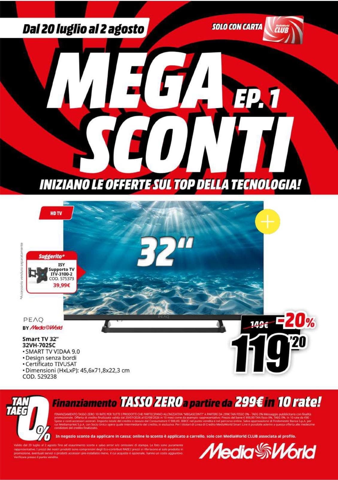Pagina 9. del volantino MediaWorld - Mega Sconti dal 28/07/2026