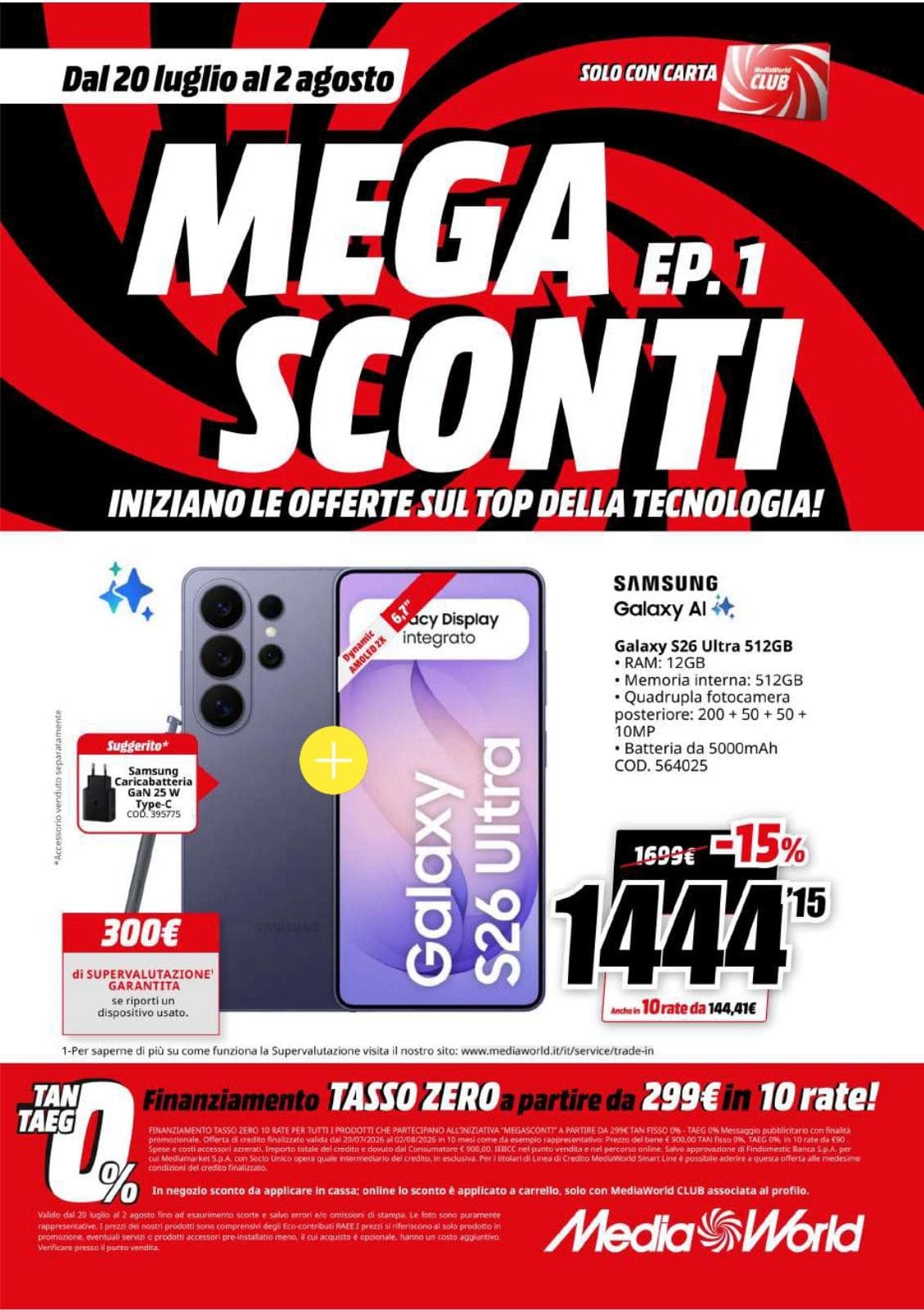 Pagina 17. del volantino MediaWorld - Mega Sconti dal 28/07/2026