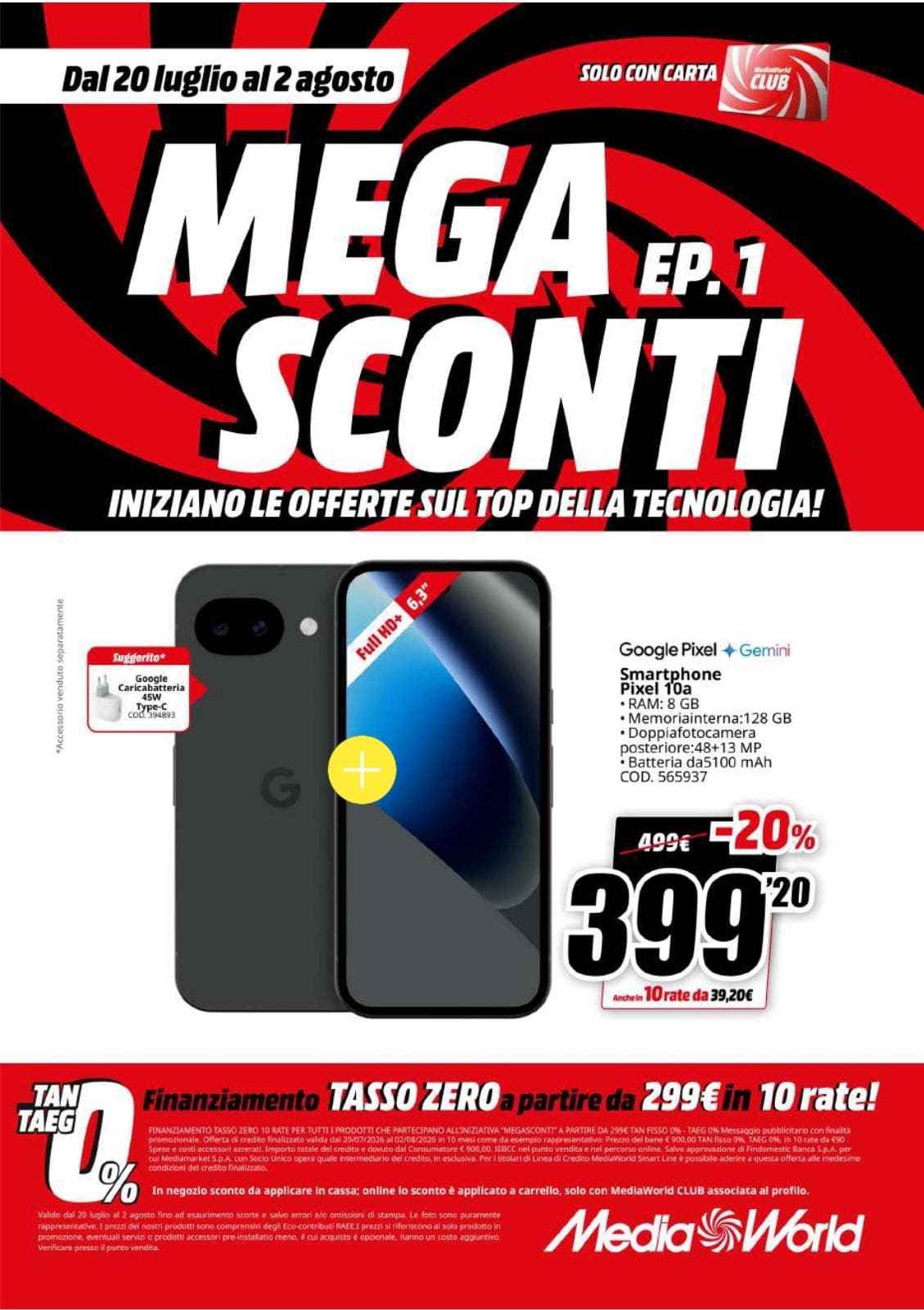 Pagina 20. del volantino MediaWorld - Mega Sconti dal 28/07/2026