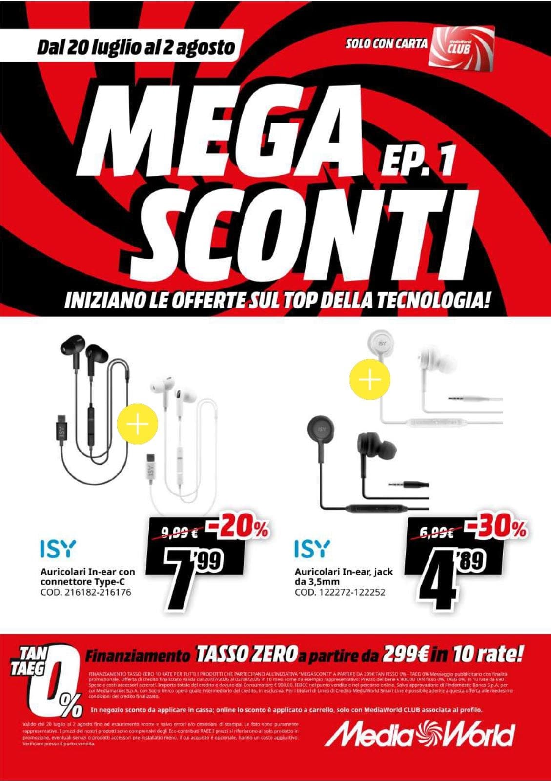 Pagina 31. del volantino MediaWorld - Mega Sconti dal 28/07/2026