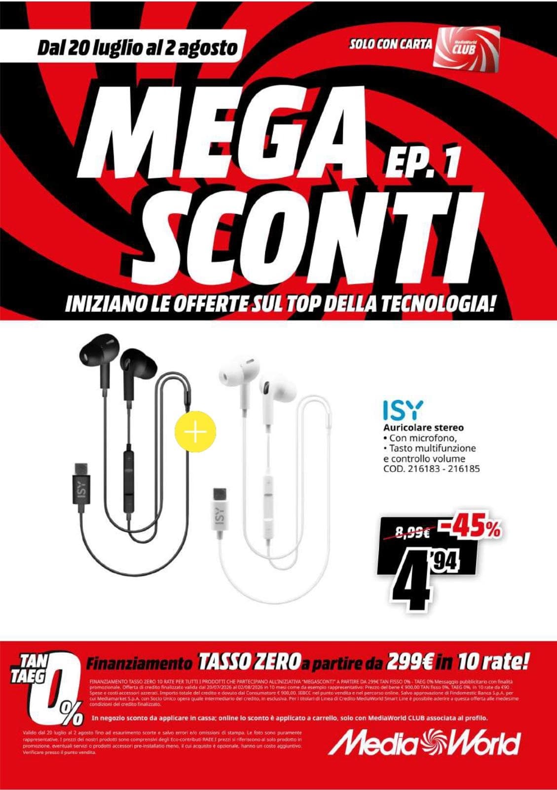 Pagina 32. del volantino MediaWorld - Mega Sconti dal 28/07/2026