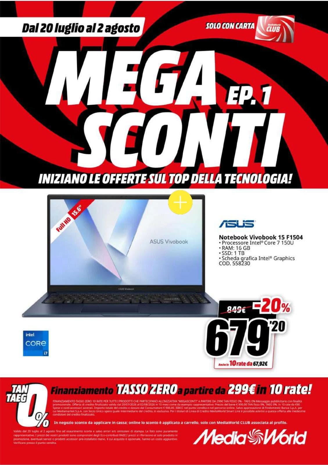 Pagina 35. del volantino MediaWorld - Mega Sconti dal 28/07/2026