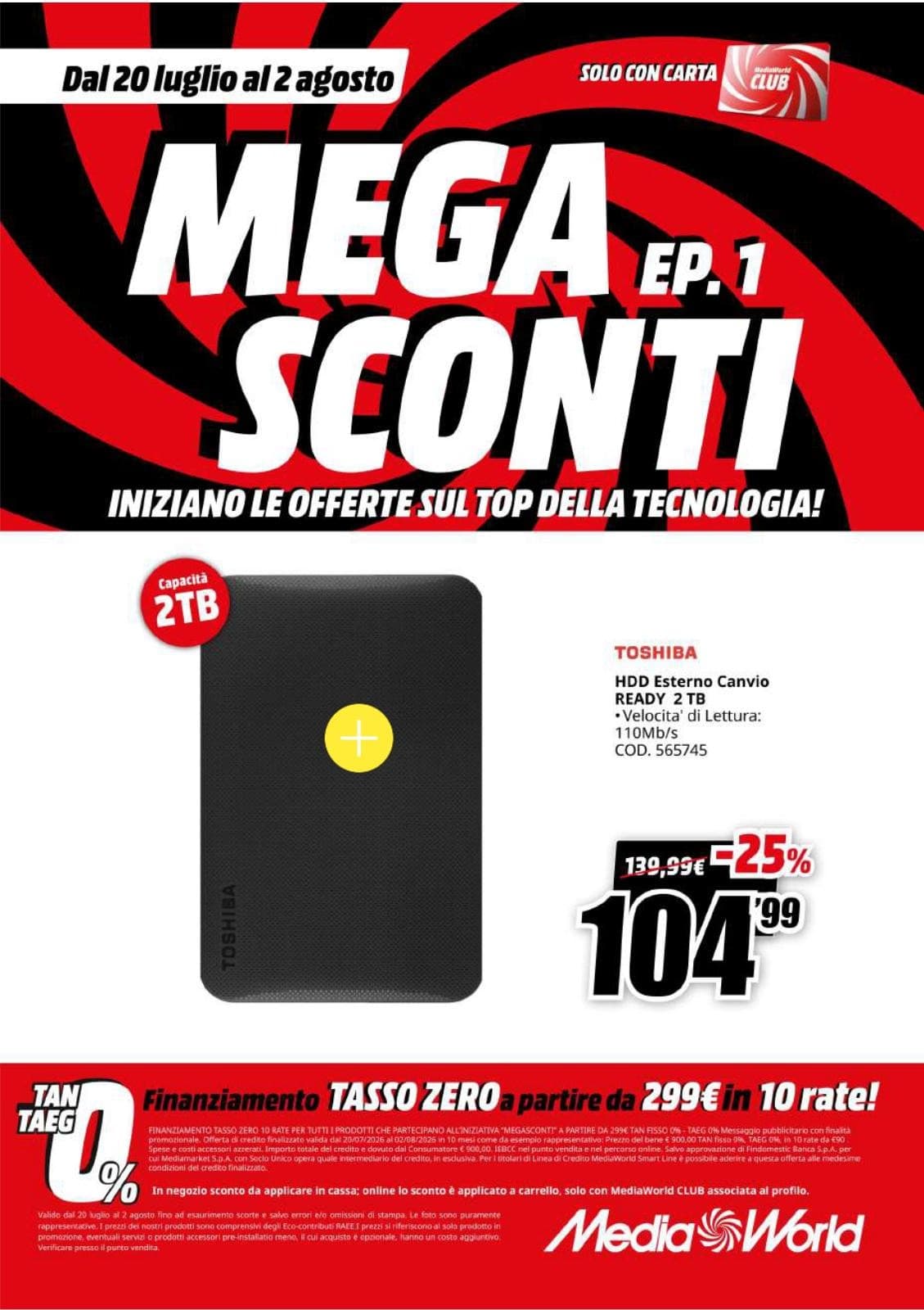 Pagina 43. del volantino MediaWorld - Mega Sconti dal 28/07/2026