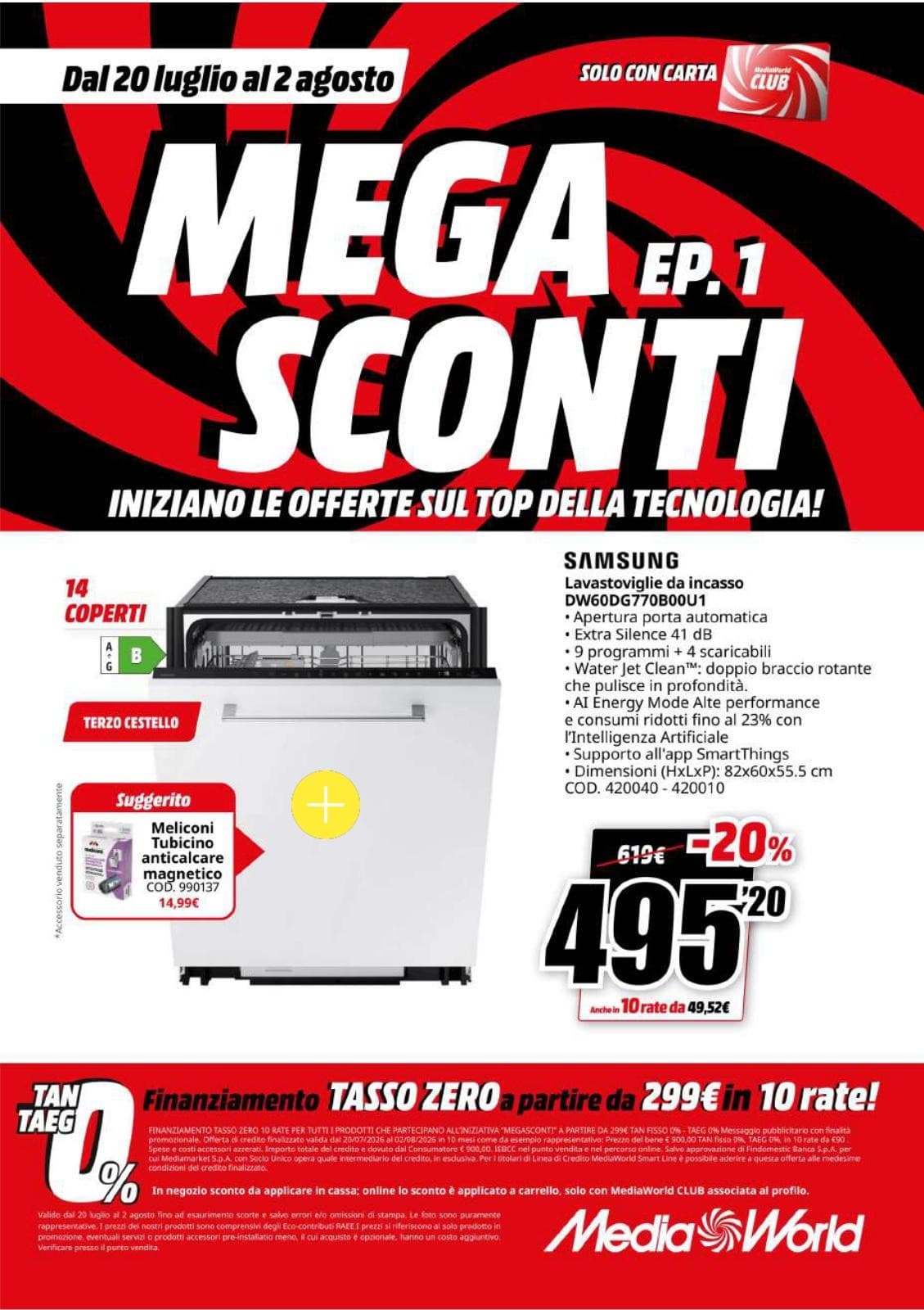 Pagina 50. del volantino MediaWorld - Mega Sconti dal 28/07/2026