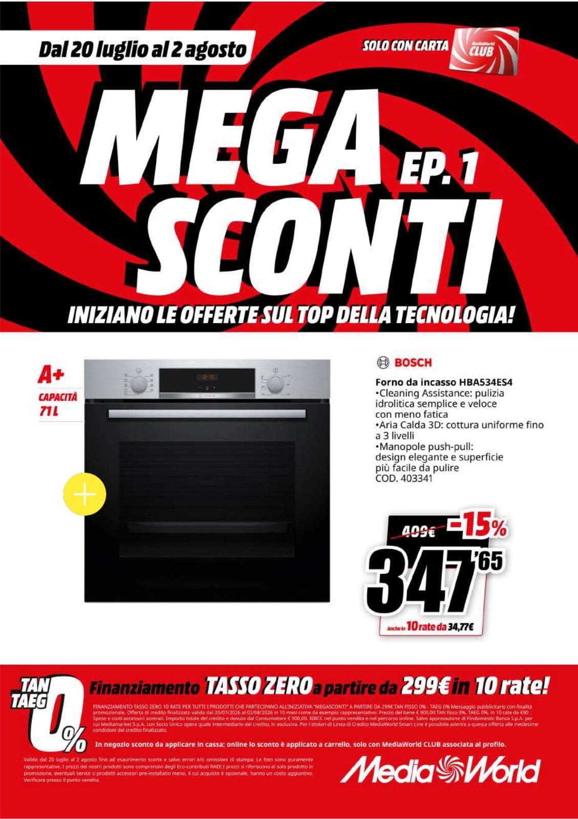 Pagina 52. del volantino MediaWorld - Mega Sconti dal 28/07/2026
