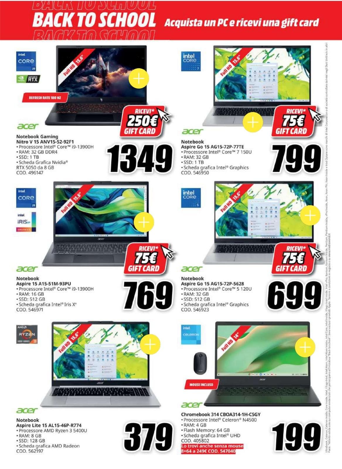 Pagina 8. del volantino MediaWorld - Back To School dal 23/08/2026
