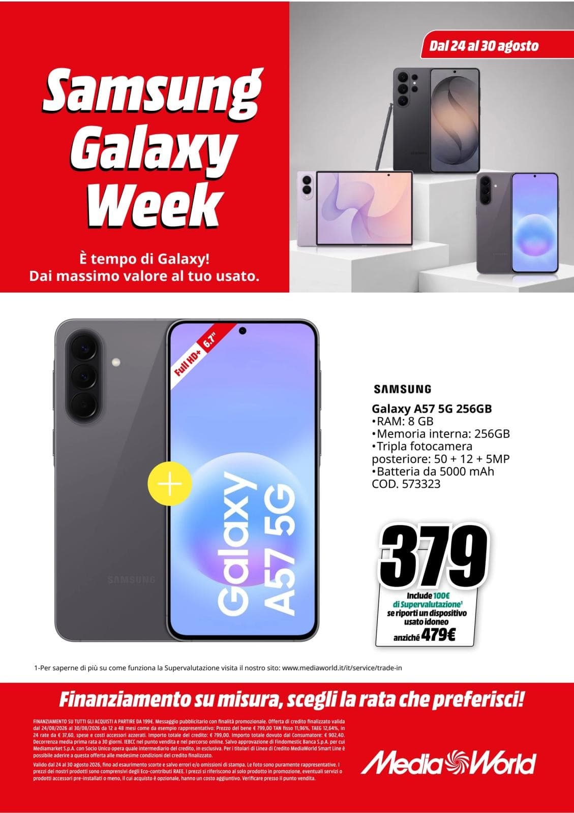 Pagina 3. del volantino MediaWorld - Samsung Galaxy Week