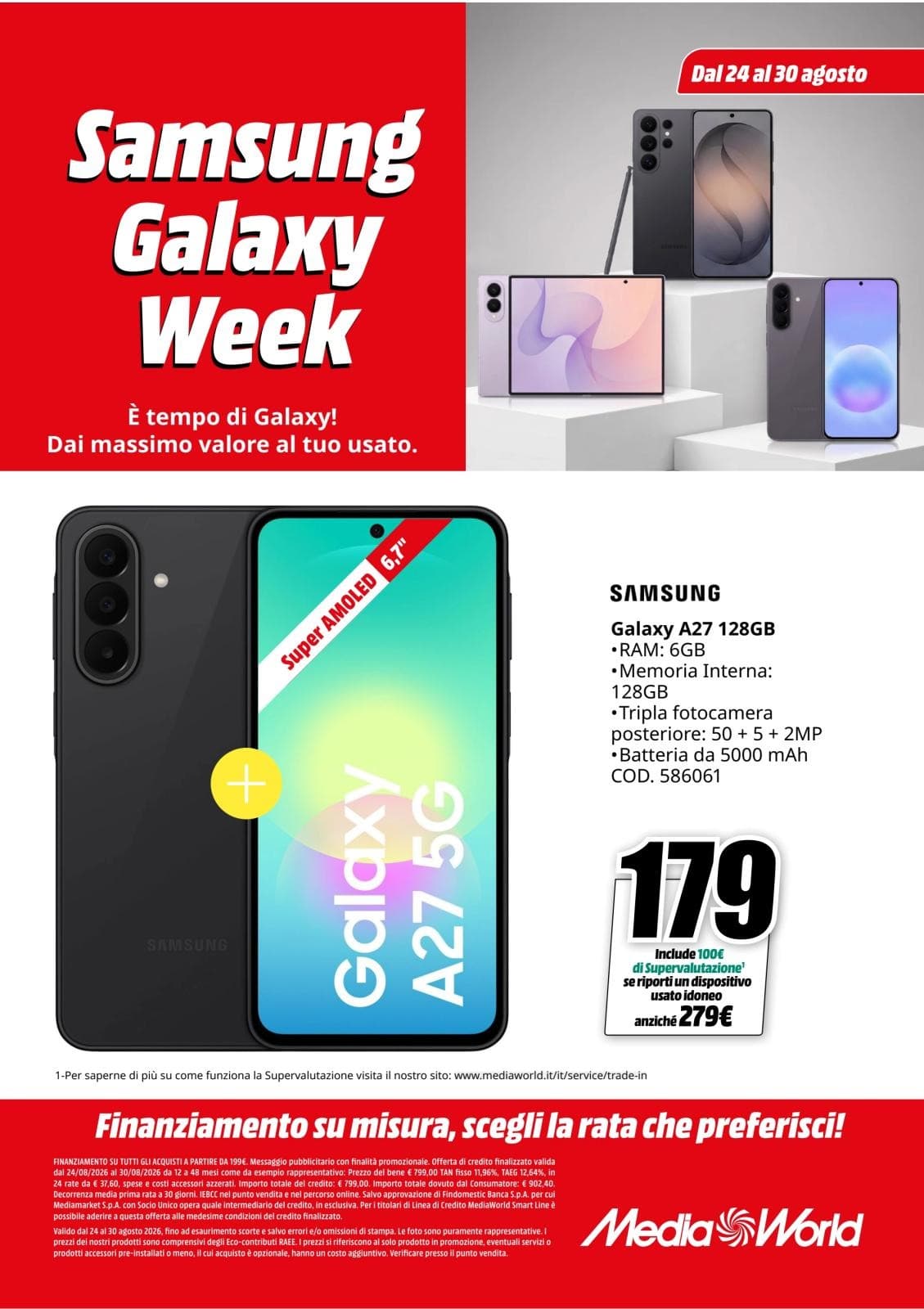 Pagina 4. del volantino MediaWorld - Samsung Galaxy Week