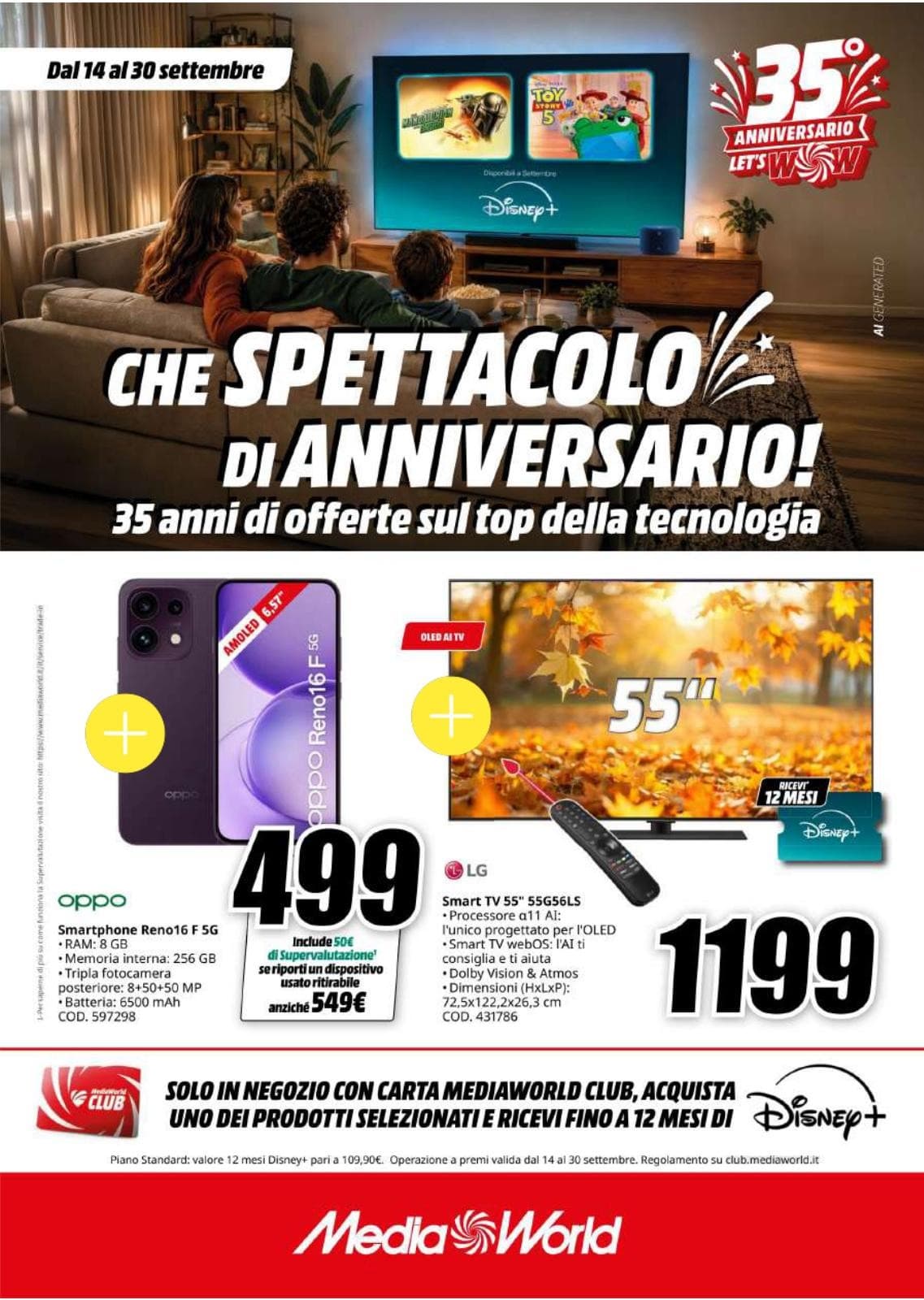 MediaWorld katalog Che Spettacolo Di Anniversario, 14/09/2026 – 30/09/2026