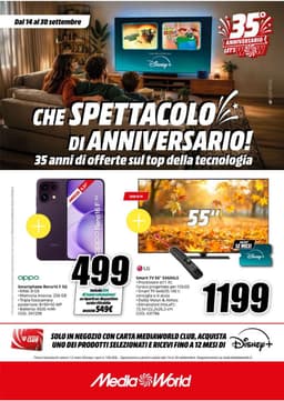 Pagina 1 del volantino MediaWorld Che Spettacolo Di Anniversario