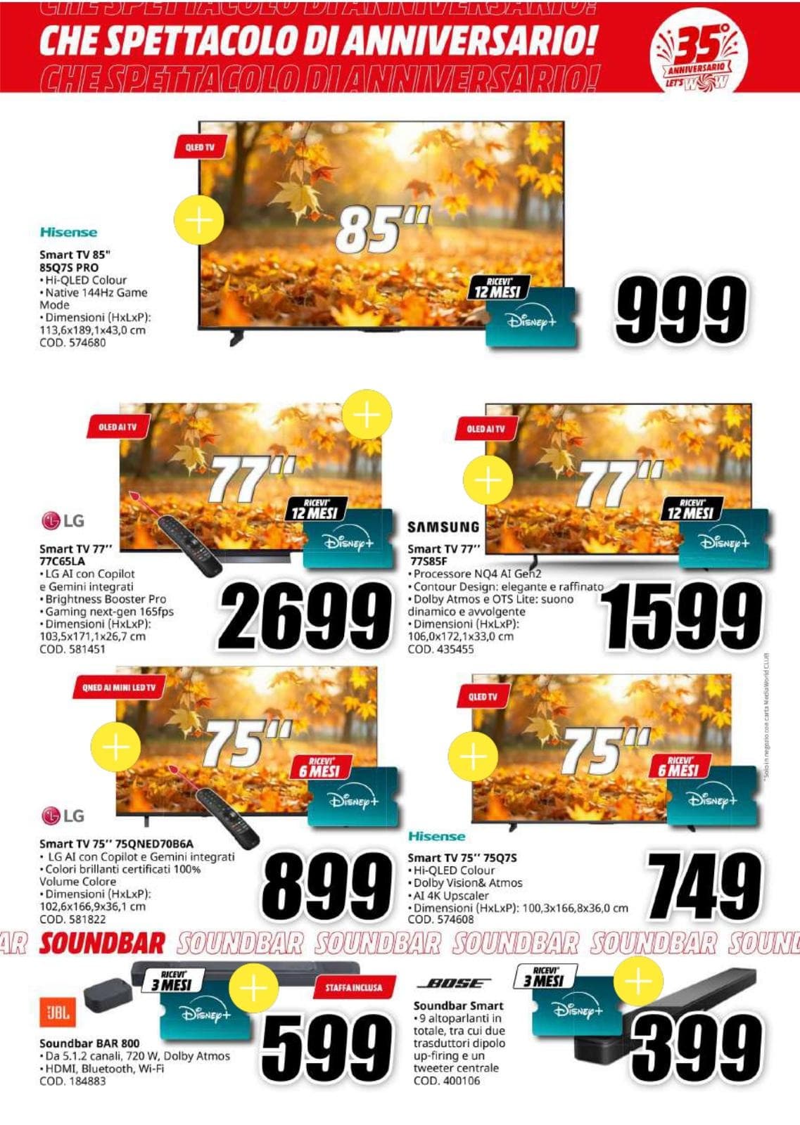 Pagina 19. del volantino MediaWorld - Che Spettacolo Di Anniversario
