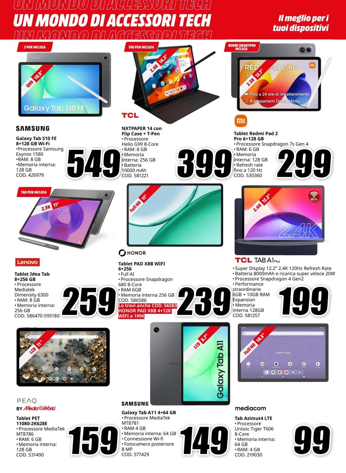 Pagina 10. del volantino MediaWorld - UN MONDO DI ACCESSORI