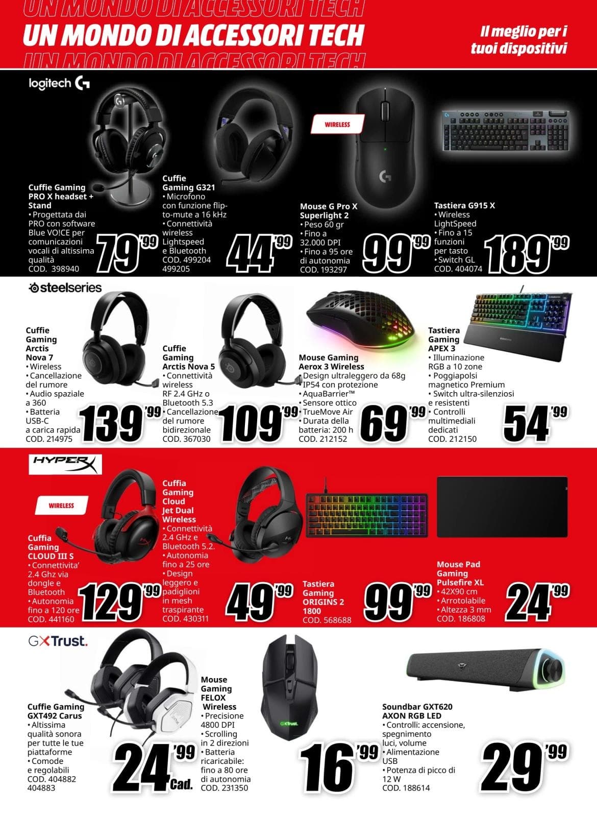 Pagina 14. del volantino MediaWorld - UN MONDO DI ACCESSORI
