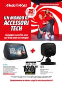 Copertina del volantino MediaWorld Speciale accessori anniversario