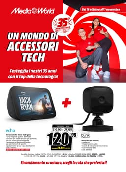 Pagina 1 del volantino MediaWorld Speciale accessori anniversario
