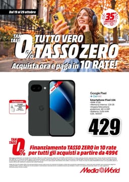 Pagina 3 del volantino MediaWorld TUTTO VERO TASSO ZERO
