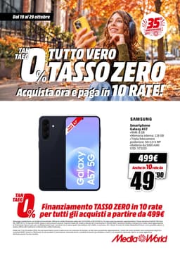 Pagina 12 del volantino MediaWorld TUTTO VERO TASSO ZERO