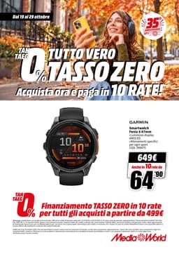 Pagina 13 del volantino MediaWorld TUTTO VERO TASSO ZERO
