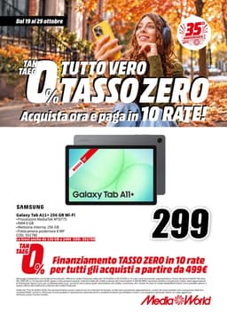 Pagina 15 del volantino MediaWorld TUTTO VERO TASSO ZERO