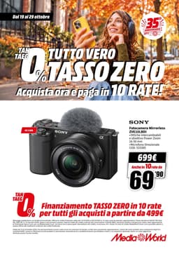 Pagina 48 del volantino MediaWorld TUTTO VERO TASSO ZERO