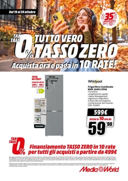 Pagina 51 del volantino MediaWorld TUTTO VERO TASSO ZERO