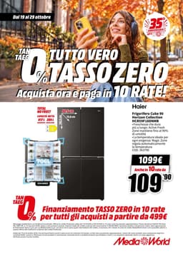 Pagina 52 del volantino MediaWorld TUTTO VERO TASSO ZERO