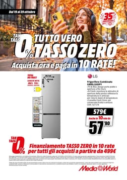 Pagina 53 del volantino MediaWorld TUTTO VERO TASSO ZERO
