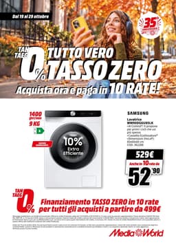 Pagina 57 del volantino MediaWorld TUTTO VERO TASSO ZERO