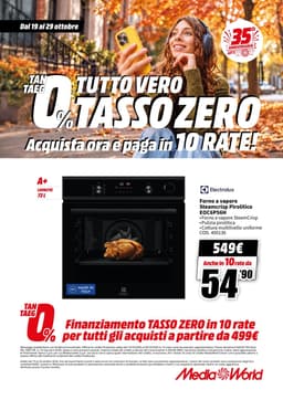 Pagina 69 del volantino MediaWorld TUTTO VERO TASSO ZERO
